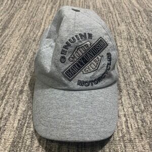 Harley-Davidson‎ Womens Gray Rhinestone Genuine Motorcycles Hat Cap